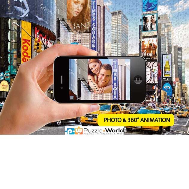 Colorful Activity at Times Square Augmented Reality