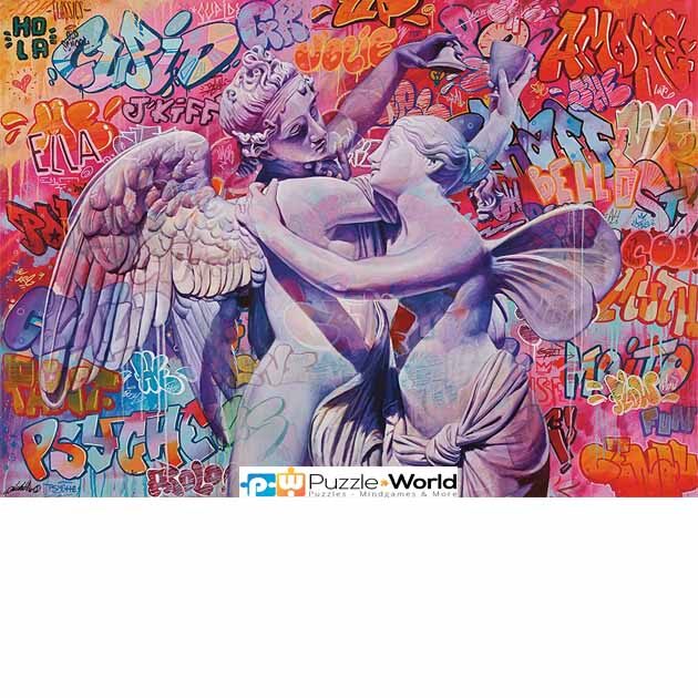 Cupid and Psyche in Love