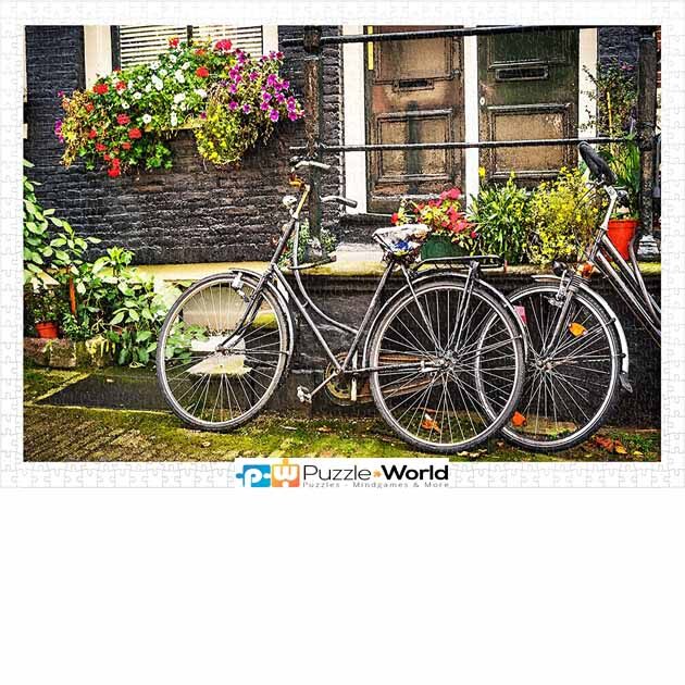 Plastic Puzzle: Netherlands, Amsterdam Bicycles