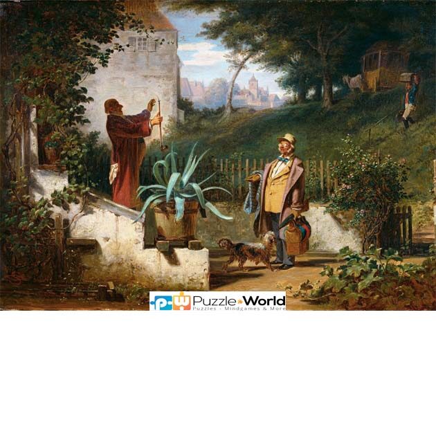 Carl Spitzweg: Jugendfreunde, 1855 (2000 pcs)