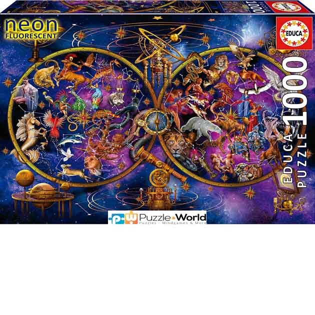 Neon Puzzle - Constellations