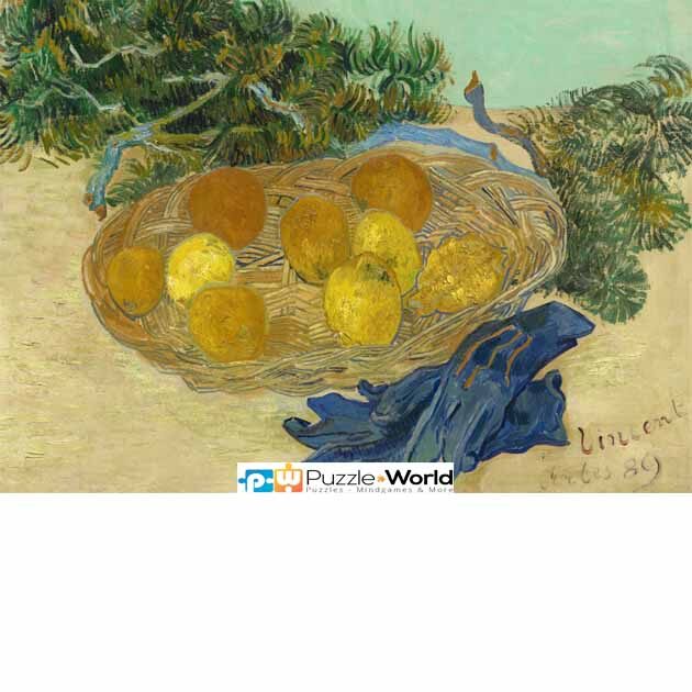 Vincent van Gogh: Still Life of Oranges and Lemons with Blue Gloves, 1889