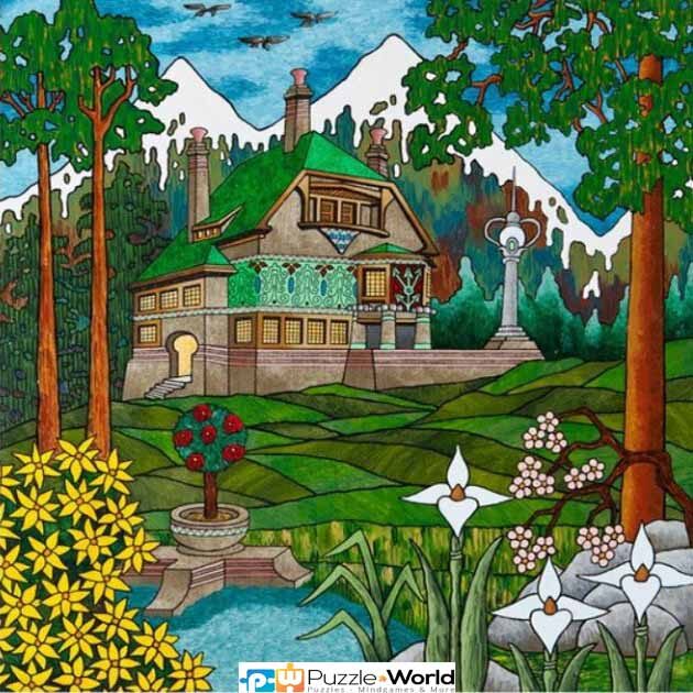 CJ Hurley: Cliffside House in Mountains (500 pcs)