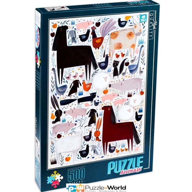 Andrea Kurti: Farm Animals (500 pcs)