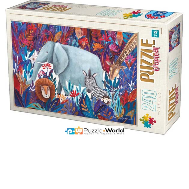 Andrea Kurti: Tropical - Wild Animals (240 pcs)