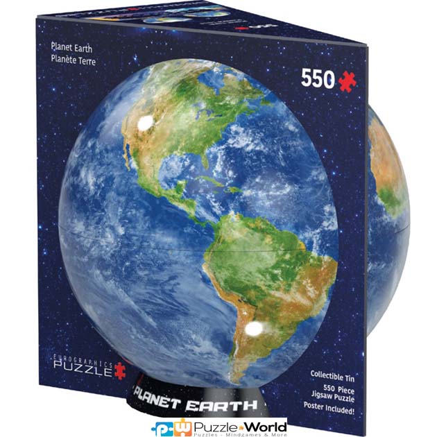 Planet Earth (550 pcs in a metal tin shaped box)