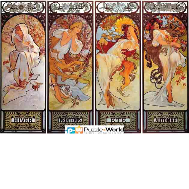 Alphonse Mucha: Seasons