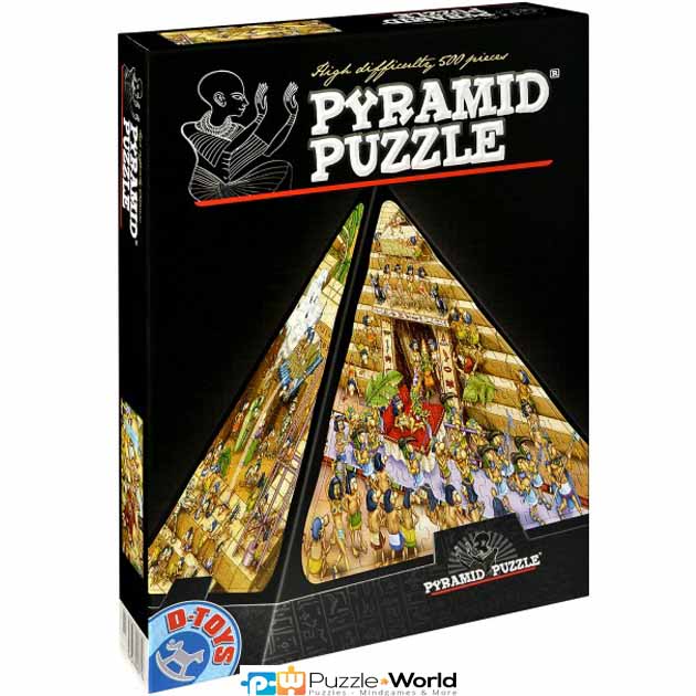 3D Pyramid Puzzle: Cartoon (500 pcs)
