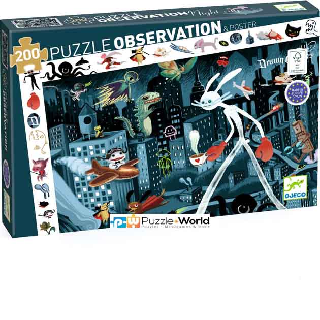 Puzzle Observation: Night City (200 pcs)