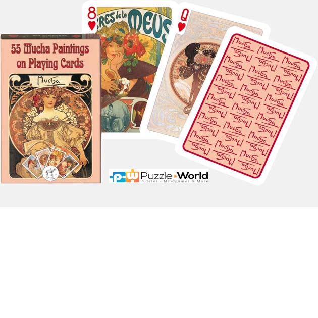 Playnig Cards (Single Game): Alphonse Mucha