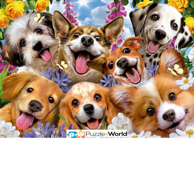 Howard Robinson: Puppies Selfie