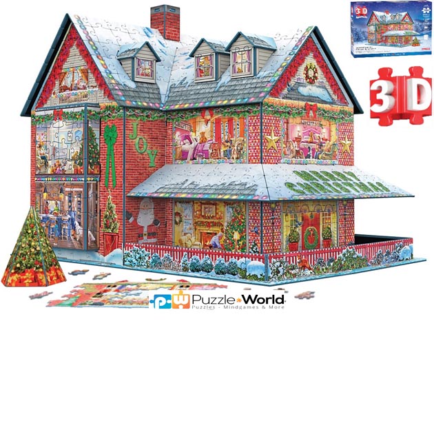 3D Christmas House (1100 pcs)