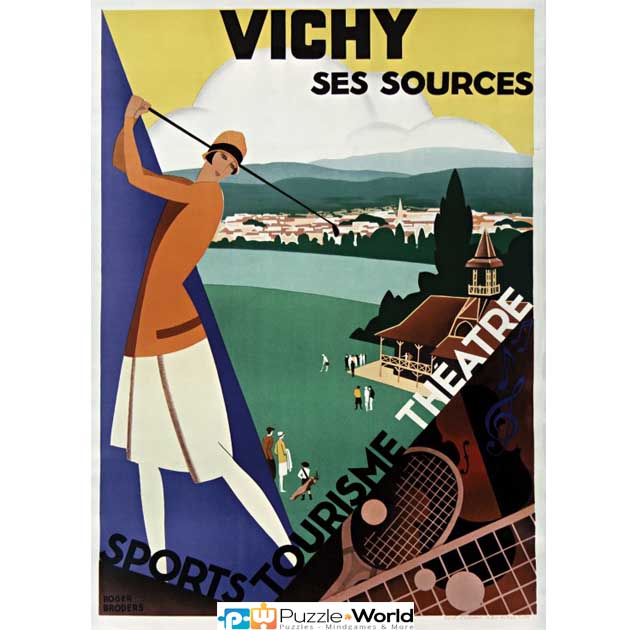 Roger Broders: Vichy, ses sources, 1928 (500 pcs)
