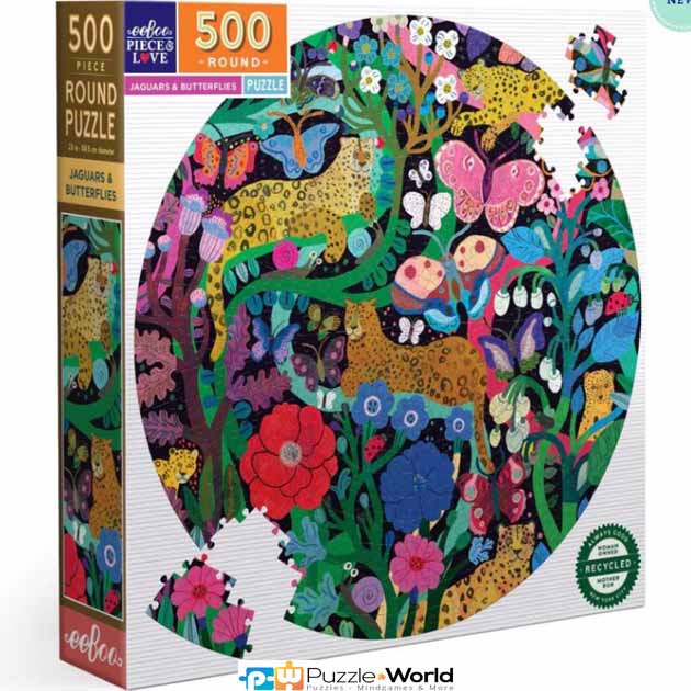 Jaguars and Butterflies (500 pcs)