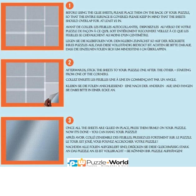 Puzzle Glue Sheets up to 2000 pcs (X12) - Image 2