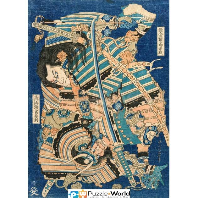 Hokusai: Kamakura no Gengoro Seizing Torinoumi Tasaburo (500 pcs)