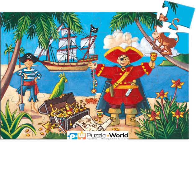 Puzzle σε σχηματικό κουτί “Πειρατής” (36 pcs) - Image 2