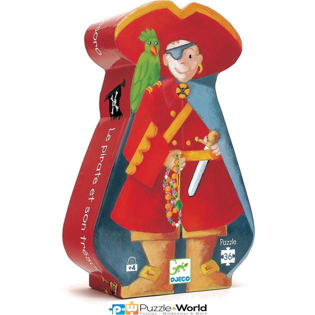 Puzzle σε σχηματικό κουτί “Πειρατής” (36 pcs)