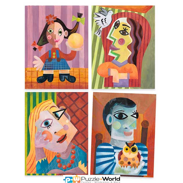 Inspired by Picasso - Κολάζ Κυβισμός Πορτραίτα - Image 3