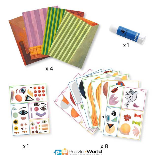 Inspired by Picasso - Κολάζ Κυβισμός Πορτραίτα - Image 2