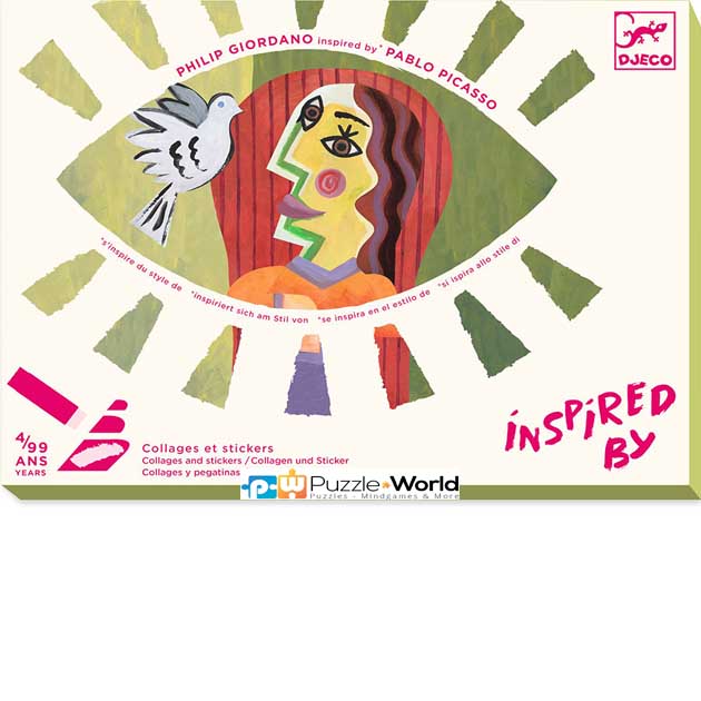 Inspired by Picasso - Κολάζ Κυβισμός Πορτραίτα