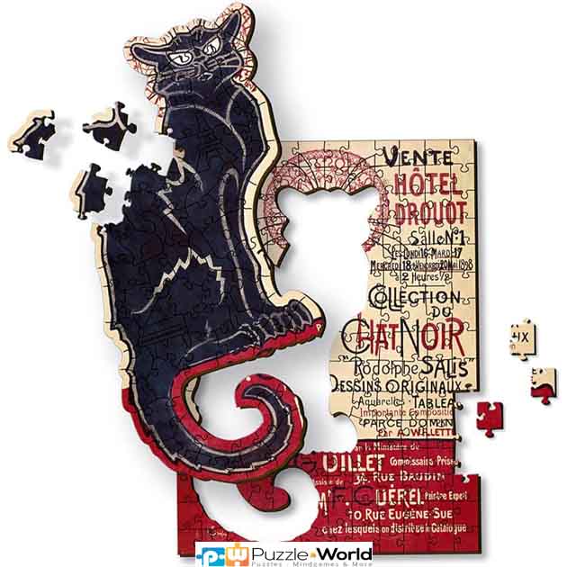 Wooden Puzzle - The Black Cat (200 pcs) - Image 2