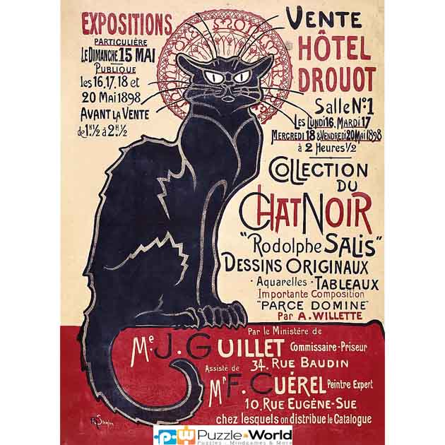 Wooden Puzzle - The Black Cat (200 pcs) - Image 4