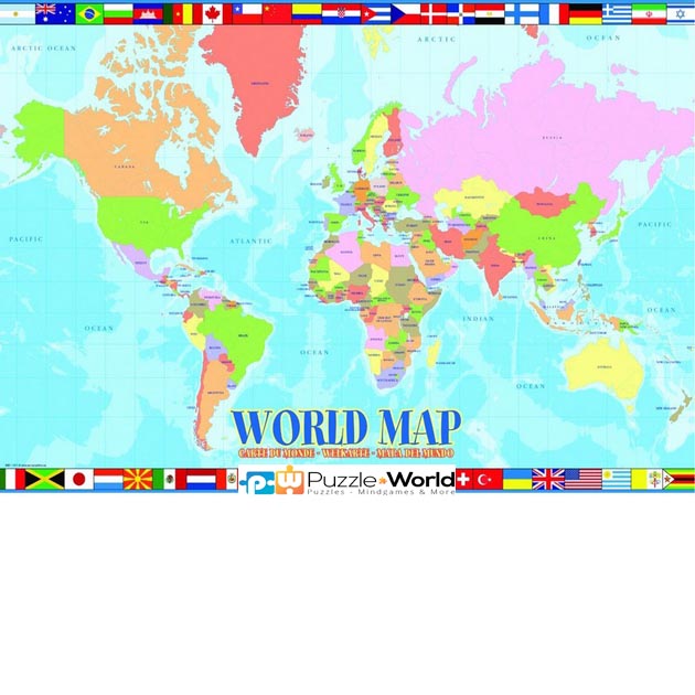 World Map (100 pcs)