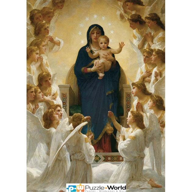 William Adolphe Bouguereau: Virgin Mary with Angels