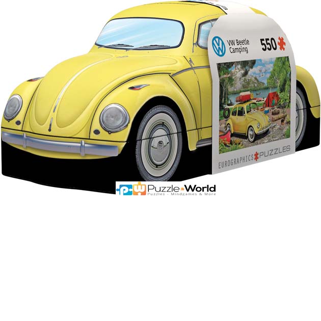 VW Beetle Camping (550 pcs in a metal tin shaped box)
