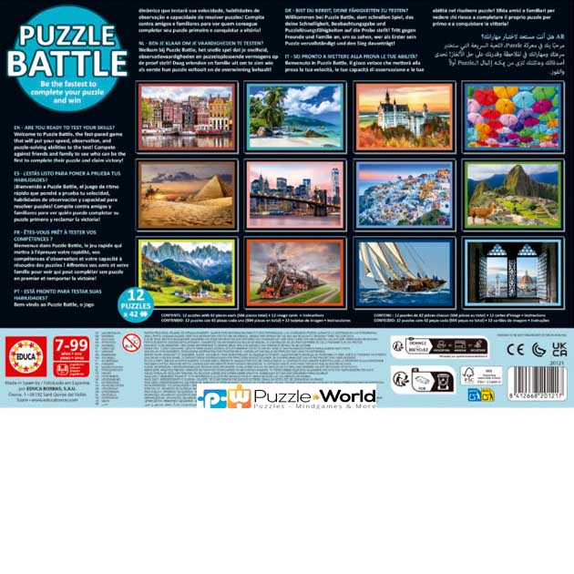 Puzzle Battle Travel (12x42 pcs) - Image 2