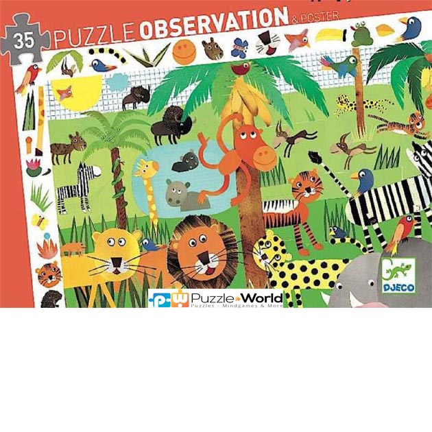Puzzle Observation: Jungle (35pcs)