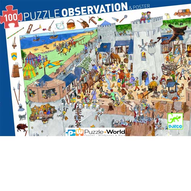 Puzzle Observation: Fortified Castle (100pcs)