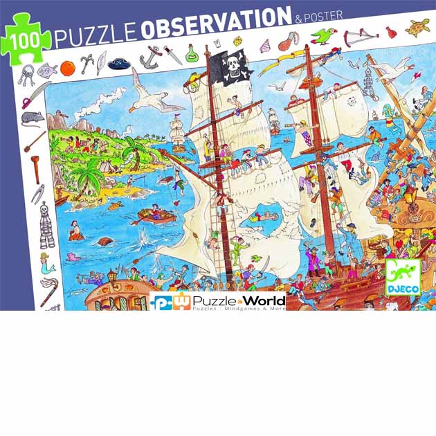Puzzle Observation: Pirates (100pcs)