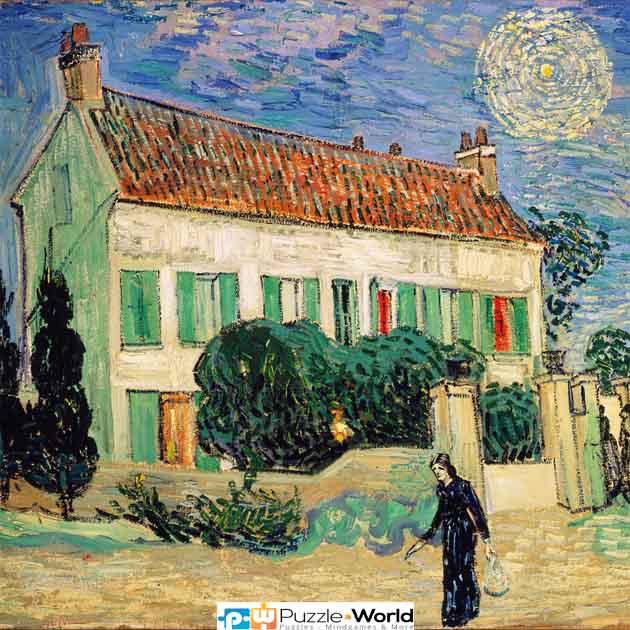 Vincent van Gogh: La Maison Blanche, la Nuit, 1890