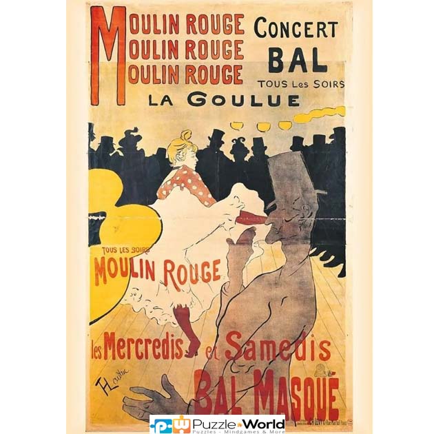 Henri de Toulouse-Lautrec: Moulin Rouge - La Goulue