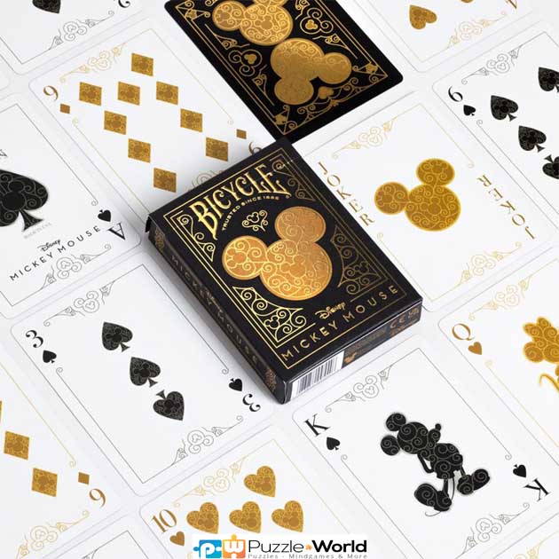 Playnig Cards: Black and Gold Mickey - Image 2
