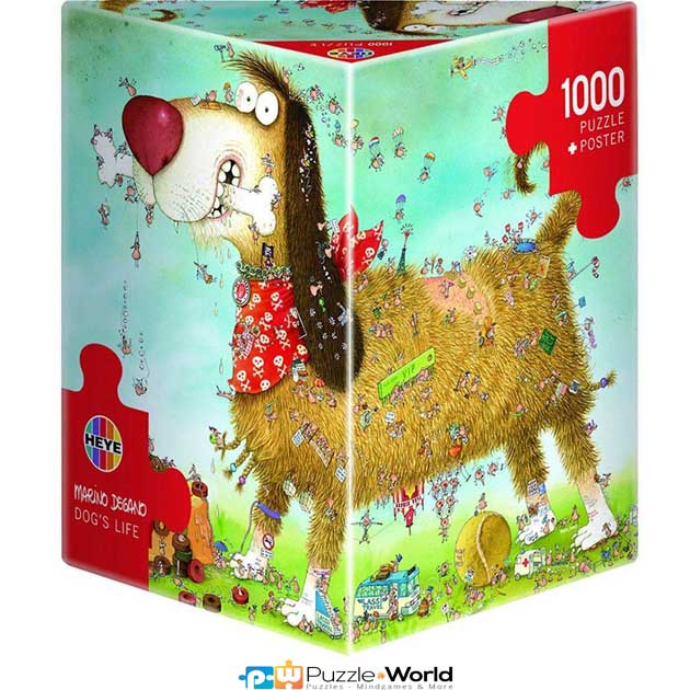 Degano: Dog's Life (Triangular Box - 1000 pcs)