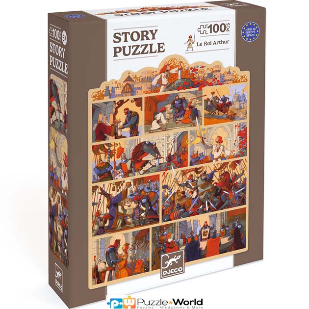 Story Puzzle “Le Roi Arthur” (100 pcs)