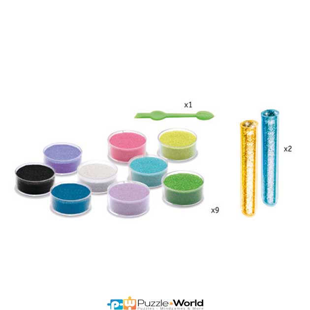 Χρωματίζω με άμμο και Γκλίτερ "Λαμπερά Παγώνια" - Image 3