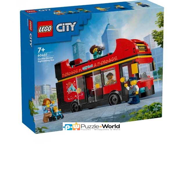 Lego City: Red Double-Decker Sightseeing Bus (384 pcs)