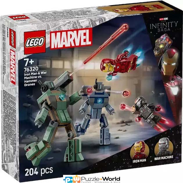 Lego Super Heroes: Iron Man & War Machine vs. Hammer Drones (204 pcs)