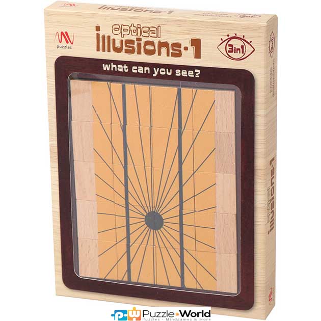 Optical Illusion Puzzle 3 in 1 Vol. 1 - What Can You See?