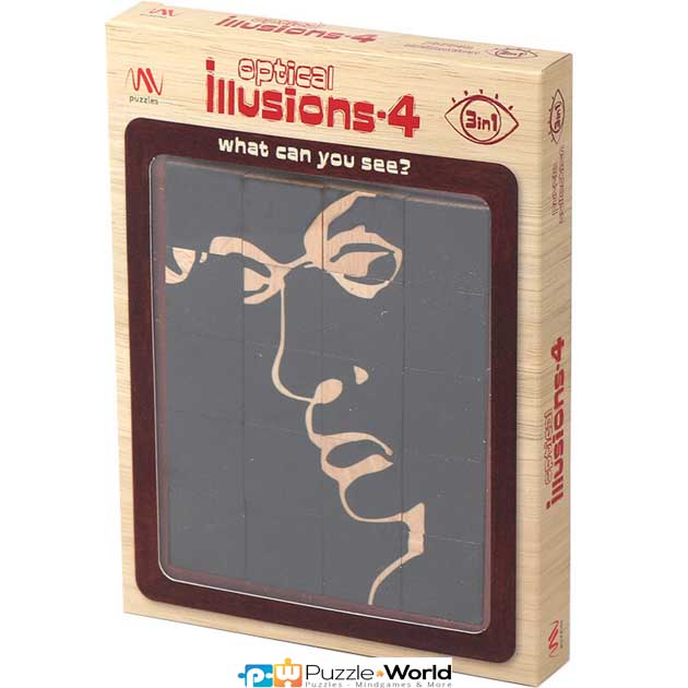 Optical Illusion Puzzle 3 in 1 Vol. 4 - What Can You See?