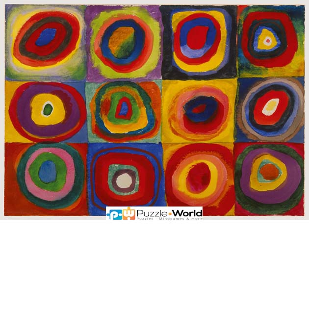 Wassily Kandinsky: Color study of squares (1500 pcs)
