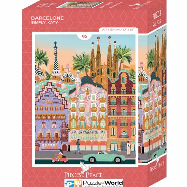Simply, Katy: Barcelone (Mini Puzzle - 96pcs)