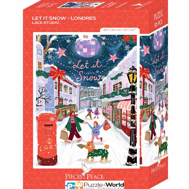 Lack Studio: Let it Snow - Londres (Mini Puzzle - 96pcs)
