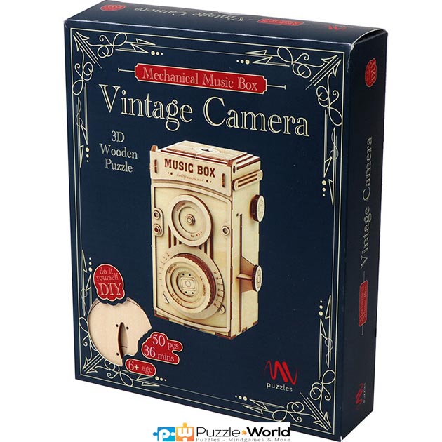 Vintage Camera Music Box (50 pcs)