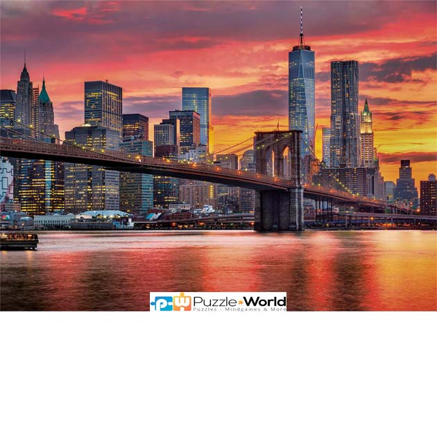 East River at Dusk - Brooklyn Bridge (1500 pcs)