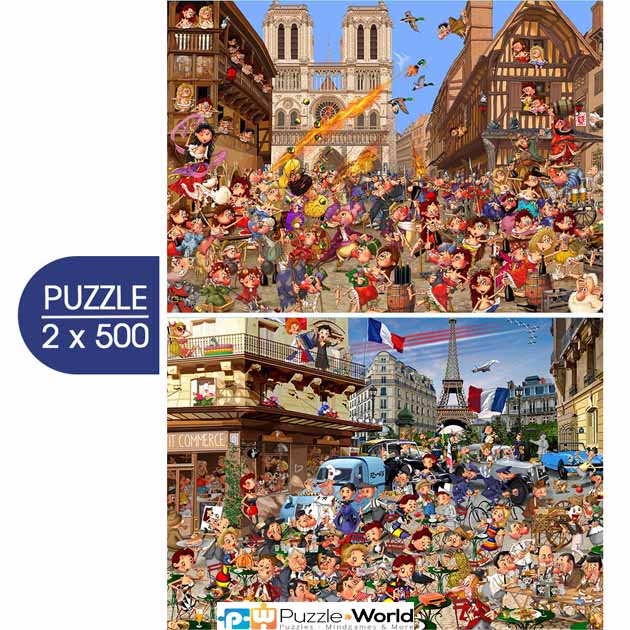 François Ruyer: La Cour des Miracles! - Les 30 Glorieuses (2X500 pcs)